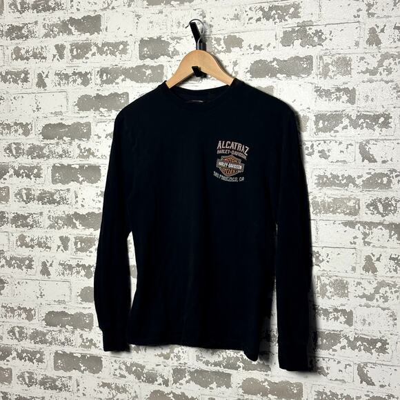 Harley Davidson Alcatraz Long Sleeve Shirt Size Small - Picture 3 of 6